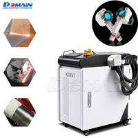 Machine de nettoyage au laser pulsé portative 500W 1000W, nettoyeur laser portable pour l'élimination de la rouille, de la peinture, de l'oxyde et de l'huile, traitement des surfaces métalliques