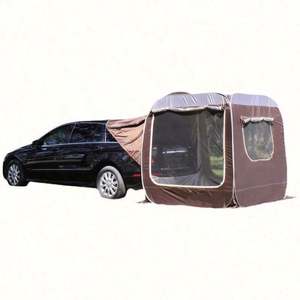 Tente familiale pliante pop-up pour 4 personnes, pour camping extérieur, petite remorque de garage, à fixer au hayon de voiture, du fabricant - Product Image 3