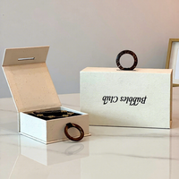 Boîtes d'emballage rigides personnalisées avec logo, doublées d'éponge recyclable, fermeture magnétique, pour bijoux, montres, colliers, bagues