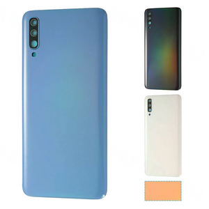 Boîtier de téléphone arrière noir blanc bleu <span class=keywords><strong>orange</strong></span> couvercle de batterie + objectif de caméra arrière pour Samsung A70 A705 remplacement - Product Image 2