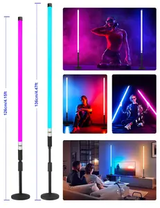 4Pcs USA Warehouse 100cm 36W Wireless RGB+W Led Video Lighting Professional Audio Photography Wand Light With Stand Bracket