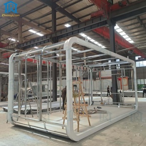 Structure en acier préfabriquée mobile polyvalente, Casas Apple House, avec un design moderne, des panneaux respirants et des panneaux sandwich - Product Image 2