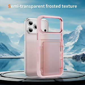 Nouvelle coque de téléphone antichoc avec porte-cartes et support, couleur unie mate, pour <span class=keywords><strong>iPhone</strong></span> 17 <span class=keywords><strong>Pro</strong></span> <span class=keywords><strong>Max</strong></span> <span class=keywords><strong>14</strong></span> 12 13 15 <span class=keywords><strong>Pro</strong></span> <span class=keywords><strong>Max</strong></span> 17Air 16E - Product Image 3