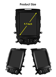 Карупез 9,7 дюймов Android магнитола для Santa Fe <span class=keywords><strong>2</strong></span> 2006-2012 Камера заднего вида 7862S 8 ядер вертикальный Tesla стиль DSP GPS - Product Image 4