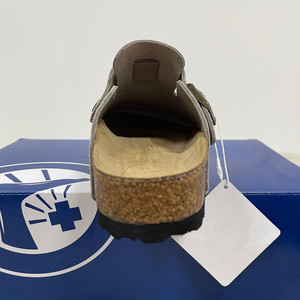 Birkenstocks, zuecos de corcho de cuero auténtico para <span class=keywords><strong>mujer</strong></span>, zapatillas cómodas de invierno Eva, <span class=keywords><strong>plataforma</strong></span> resistente con amortiguación de Punta cerrada - Product Image 3
