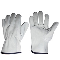 Suncend Gants en cuir de chèvre en gros pour la conduite Activex Cabritilla sans doublure Gant Cabritilla jaune/blanc