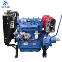 Moteur diesel stationnaire turbocompressé 42-55 kW 2400 tr/min 57-75 ch ZH4102ZP avec poulie et embrayage pour compresseur d'air et batteuse à céréales
