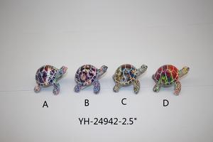 Figura de Tortuga Terrestre <span class=keywords><strong>Testudo</strong></span> Elongata de Poliresina, Estilo Arte Folclórico, para Decoración del Hogar, 6.5 Pulgadas, Venta al Por Mayor, Personalizable - Product Image 6