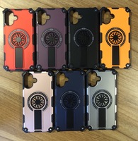 Nouvel arrivage 2025 Coque de téléphone antichoc TPU + PC pour iPhone 17 Pro Max avec support Coque de téléphone Fidget Spinner Kickstand