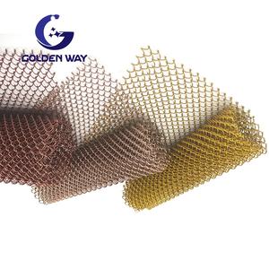 <span class=keywords><strong>Malla</strong></span> de alambre decorativa, techo de latón, diseño arquitectónico, pared de cortina de Metal <span class=keywords><strong>ondulada</strong></span> al agua, cortinas de cadena de <span class=keywords><strong>malla</strong></span> de alambre inoxidable - Product Image 6