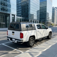 Bâche de benne en alliage d'aluminium épaissi avec fenêtre coulissante pour Tacoma/Chevrolet Colorado/Navara de 5,0 pieds – Vente en gros