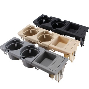 Multifunctional Cup Holder With Coin <b>Box</b> For BMW E46 3 Series 1998-2006 Center <b>Stack</b> Plastic Black Gray Beige - Product Image 1