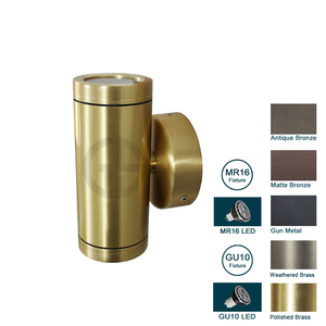 屋外IP65 MR防水アンティークブロンズ真鍮景観ライト壁掛け式アップダウンライトスポットライト - Product Image 3