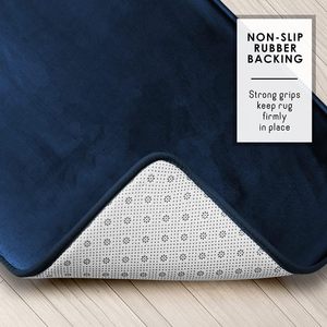 Super Soft Absorbent Dust-free Memory Foam <b>Bathroom</b> <b>Mats</b> Non Slip Bath Rug Runner for Shower Tub Floors - Product Image 3