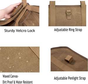 Free Sample Customized Canvas Firewood Wood Carrier Bag for Outdoor Camping with a Heavy-Duty <b>Fireplace</b> <b>Log</b> Tote - Product Image 4