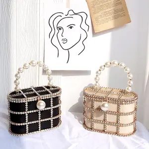 Rhinestone Purses And Handbags 2023 Designer Luxury Purses Wedding Bling Vintage Party Clutch Bag Evening Bags