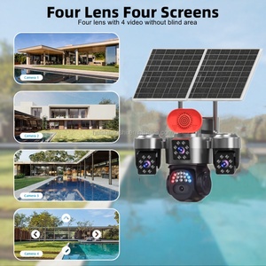 4Lens Super Plus Ultra Max HD 8K 64MP 4G Sim Card Solar Outdoor WiFi IP Surveillance CCTV <b>Security</b> PTZ Network <b>Cameras</b> <b>Wireless</b> - Product Image 3