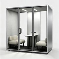 Cabine vocale XL pour extérieur, insonorisation 35±dB, cabine de bureau insonorisée, studio portable pour enregistrement, entièrement assemblée