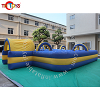Jeu de labyrinthe interactif gonflable en tissu Oxford pour parc d'attractions extérieur, pour 5 passagers