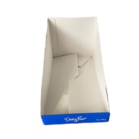 Snack Carton Étagère Prêt Boîte D'emballage Tear Away Pdq Plateau Comptoir Ondulé Perforé PDQ Présentoir Pour Supermarché
