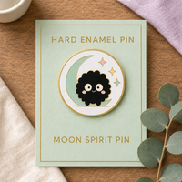 Broches de revers en métal personnalisées en gros, marque Pinstar, plaquées or, style Ghibli Soot Sprites, objets de collection artistiques, mignonnes et moelleuses