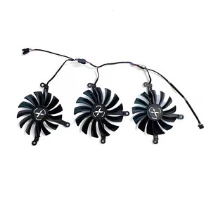 Ventilateur de carte graphique pour <span class=keywords><strong>XFX</strong></span> Speedster SWFT 309 Radeon <span class=keywords><strong>RX</strong></span> <span class=keywords><strong>6700</strong></span> <span class=keywords><strong>XT</strong></span> 12GO, CF1015U12S 1X95MM 2X87MM, ventilateur GPU Radeon <span class=keywords><strong>RX</strong></span> 6700XT 6750XT - Product Image 2
