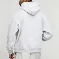 Sweat-shirts à capuche pour hommes en coton 100% avec logo personnalisé, épaules tombantes, coupe oversize, en molleton épais de qualité supérieure