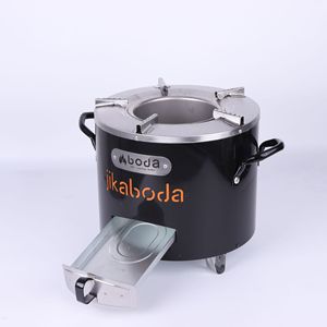 Poêle à Bois Portable en Acier Inoxydable au Design Moderne, Barbecue à Charbon de Bois pour Camping et Pique-Nique Sans Fumée - Product Image 6