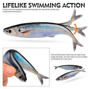 Leurre souple artificiel en plastique transfrontalier 14,5 cm 33,3 g sans plomb pour la pêche à la maquereau japonais et espagnol inversé, simulation de pêche - Product Image 5