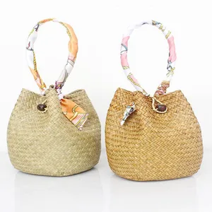 Most Popular Beach Tote Bag Latest Bags 2024 Women Handbags Golden Supplier Straw Bags Unique