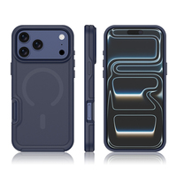 Coque de téléphone pour iPhone 18 Pro Max avec protection magnétique givrée anti-chute, antichoc pour iPhone 18 17 16 Pro Max