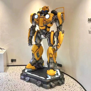 Statue de guêpe géante en résine en gros avec éclairage LED, idéale pour la décoration de cinémas, parcs à thème et magasins – Sculpture transformable - Product Image 3