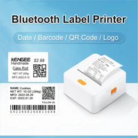 Mesin pembuat Label berperekat, Printer Mini iOS Android nirkabel dengan Label untuk baju kantor multifungsi