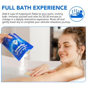 YECUCE Marque Privée 250g Flocons <span class=keywords><strong>de</strong></span> <span class=keywords><strong>Magnésium</strong></span> Ultra Concentrés 100% Pures et Naturelles pour le Bain, Favorisant le Sommeil et <span class=keywords><strong>D</strong></span>ésodorisant Corporel - Product Image 2