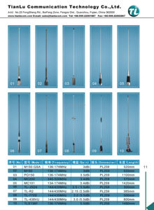 Гибкий разъем PL259 144/430 мГц антенна радиосвязи VHF/UHF Двухдиапазонная мобильная антенна - Product Image 6