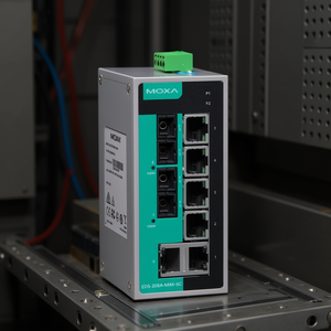 Moxa EDS-208A-MM-SC สวิตช์อีเธอร์เน็ตอุตสาหกรรมแบบไม่ต้องจัดการ 8 พอร์ต สำหรับติดตั้งบนราง DIN - Product Image 3