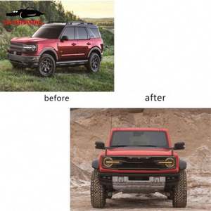Actualización deportiva, capó de parachoques trasero delantero alto, faldón lateral, guardabarros, luces traseras, Kit de carrocería de faros LED para Ford Bronco 2020-2024 - Product Image 2