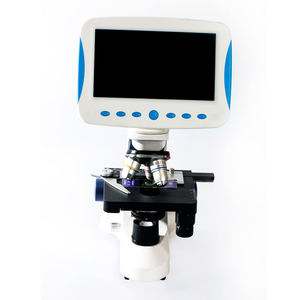 <span class=keywords><strong>Microscope</strong></span> biologique trinoculaire avec système optique de correction achromatique, écran LCD BL-2208 et lampe LED - Product Image 3