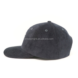 OEM Oxford Corduroy 6 Panel Custom Unisex Dad Hat with Hand Embroidery Logo Dot Pattern Four Seasons - Product Image 3