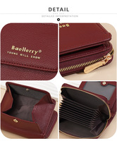 Dompet Wanita Mewah Grosir Dompet Pendek Kulit PU Wanita Dompet Kecil Custom Dompet Kartu