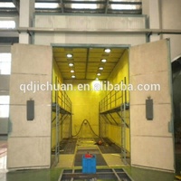 Cabine de sablage Jichuan avec moteur, dimensions personnalisables, certifiée ISO et CE, garantie 1 an