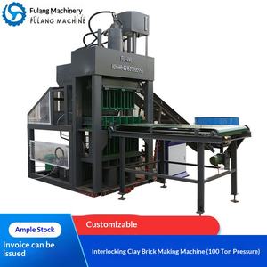 เครื่องปั้นอิฐ FL100อัตโนมัติเครื่องจักรวัสดุก่อสร้างรองรับการปรับแต่ง - Product Image 1