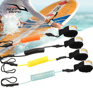 สายรัดกระดานโต้คลื่น Keep Diving แบบยืดหยุ่น TPU พร้อมหัวเข็มขัดรับน้ำหนักได้ 10 กก. สำหรับบอดี้บอร์ดและกีฬาทางน้ำ รุ่น Unisex JB-A31 - Product Image 1