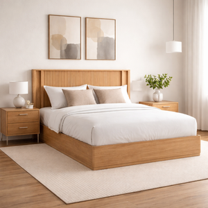 LINEAR RANGE Collection Modern Design Eco-Friendly Durable Bedroom Furniture Wooden Bed Solid Wood - Product Image 6