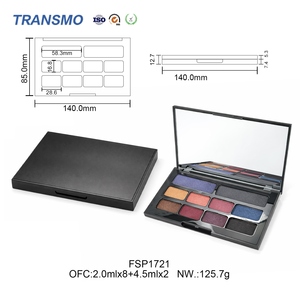 ถาดใส่อายแชโดว์แบบสี่เหลี่ยม 3 ช่อง แบบพรีเมียมสั่งทำพิเศษ (OEM) ใช้ซ้ำได้ ผลิตจากพลาสติกเป็นมิตรกับสิ่งแวดล้อม พร้อมฝาปิดใส - Product Image 4