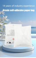 Sacs en papier verre biodégradables personnalisés Sacs d'emballage en papier de vêtement pour T-shirt vêtements