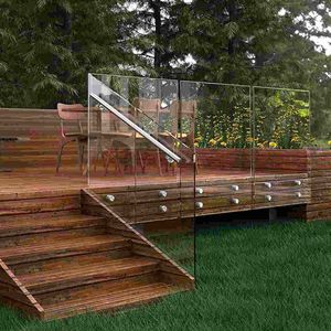 O impasse personaliza o vidro temperado 304 de aço inoxidável da balaustrada 316 - Product Image 6