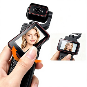 Caméra de poche de haute qualité au prix d'usine, caméra à cardan portable 4K 30fps 270 °   Écran grand angle de 2,0 pouces avec mise au point automatique pour Vlog <span class=keywords><strong>YouTube</strong></span> - Product Image 6