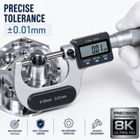 Services d'usinage CNC, pièces en alliage d'aluminium sur mesure, pièces en aluminium anodisé dur pour équipements mécaniques