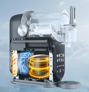 เครื่องทำน้ำแข็งปั่นและเครื่องดื่มแช่แข็งแบบสัมผัสหน้าจอ ระบบทำความเย็นเร็ว สำหรับใช้ในครัวเรือน - Product Image 3